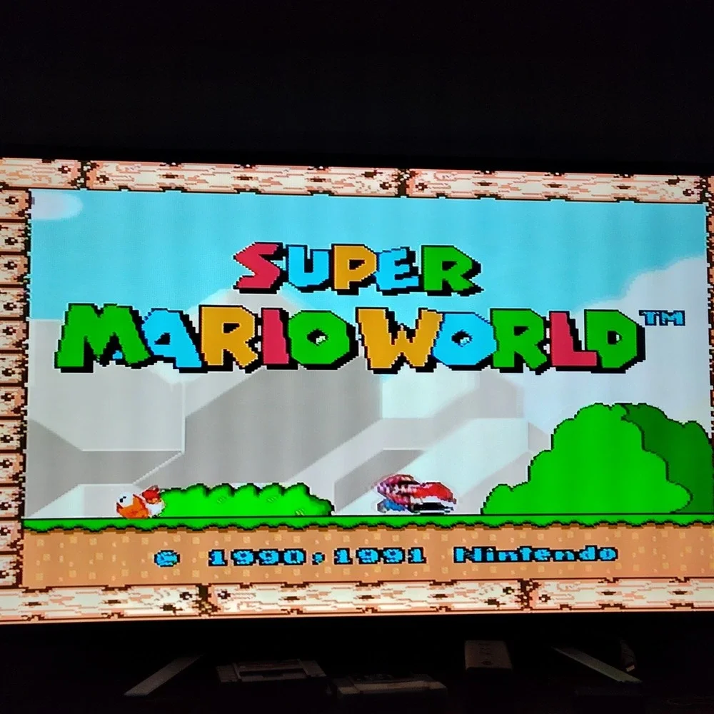Super Mario World (Super Nintendo SNES, 1991) Game Cartridge Authentic Original
